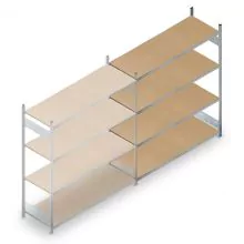 Weitspannregal HD 2000x2250x600 mm (hxbxt) 4 Ebenen Anbauregal