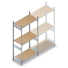 Weitspannregal HD 2500x1500x600 mm (hxbxt) 3 Ebenen Anfangsregal