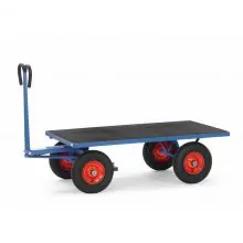 Handwagen mit Plattform 2000x1000 mm 1250 kg mit Luftreifen