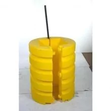 Säulenschutz mit einem Durchmesser von 610 mm Innenmaß 205x200 mm