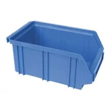 Kunststoff stapelbarer Lagerbehälter, A2 170x105x75 mm (LxBxH) blau