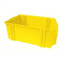 Kunststoff stapelbarer Lagerbehälter, A5 460x306x183 mm (lxbxh) gelb