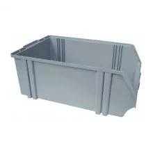 Kunststoff Stapelbehälter, Lagerbehälter A5 460x306x183 mm (LxBxH) grau