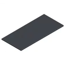 Fachboden für Flügeltürenschrank 1950x920x420 (hxbxt) schwarz