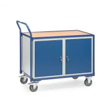 Leichter Werkstattwagen 300 kg mit 2 Etagenbehältern 1000x600 mm
