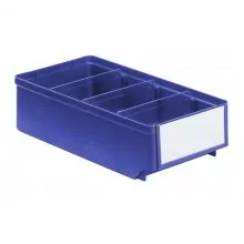Lagerbehälter, Lagerregalbehälter RK 300x152x83 mm (lxbxh) blau