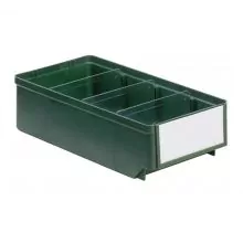 Lagerbehälter, Lagerregalbehälter RK 300x152x83 mm (lxbxh) grün