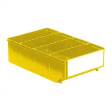 Lagerbehälter, Lagerregalbehälter RK 300x186x83 mm (lxbxh) gelb