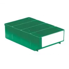 Lagerbehälter, Lagerregalbehälter RK 300x186x83 mm (lxbxh) grün