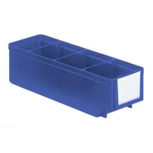 Lagerbehälter, Lagerregalbehälter RK 300x93x83 mm (lxbxh) blau
