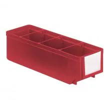 Lagerbehälter, Lagerregalbehälter RK 300x93x83 mm (lxbxh) rot