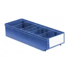 Lagerbehälter, Lagerregalbehälter RK 400x152x83 mm (lxbxh) blau