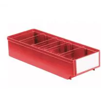 Lagerbehälter, Lagerregalbehälter RK 400x152x83 mm (lxbxh) rot