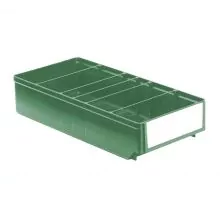 Lagerbehälter, Lagerregalbehälter RK 400x186x83 mm (lxbxh) grün