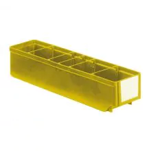 Lagerbehälter, Lagerregalbehälter RK 400x93x83 mm (LxBxH) gelb