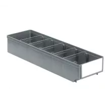 Lagerbehälter, Lagerregalfach RK 500x152x83 mm (lxbxh) grau
