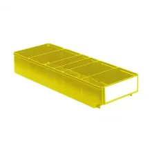 Lagerbehälter, Lagerregalbehälter RK 500x186x83 mm (lxbxh) gelb