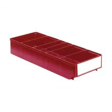 Lagerbehälter, Lagerregalbehälter RK 500x186x83 mm (lxbxh) rot