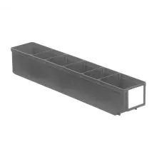 Lagerbehälter, Lagerregalbehälter RK 500x93x83 mm (lxbxh) grau