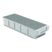 Lagerbehälter, Lagerregal-Behälter VKB 300x152x83 mm (lxBxH) grau