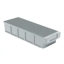 Lagerbehälter, Lagerregalbehälter VKB 400x152x83 mm (lxbxh) grau