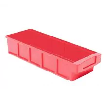Lagerbehälter, Lagerregalbehälter VKB 400x152x83 mm (LxBxH) rot