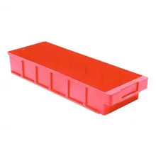 Lagerbehälter, Lagerregalbehälter VKB 400x186x83 mm (lxbxh) rot