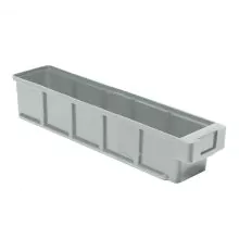 Lagerbehälter, Lagerregalbehälter VKB 400x93x83 mm (LxBxH) grau