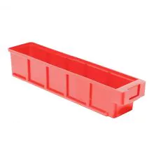 Lagerbehälter, Lagerregalbehälter VKB 400x93x83 mm (lxbxh) rot