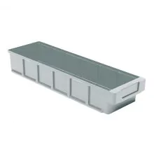 Lagerbehälter, Lagerregalbehälter VKB 500x152x83 mm (LxBxH) grau