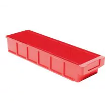 Lagerbehälter, Lagerregalbehälter VKB 500x152x83 mm (LxBxH) rot