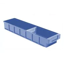 Lagerbehälter, Lagerregalbehälter VKB 600x152x83 mm (lxbxh) blau