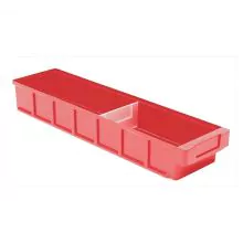 Lagerbehälter, Lagerregalbehälter VKB 600x152x83 mm (lxbxh) rot