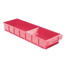 Lagerbehälter, Lagerregalbehälter VKB 600x186x83 mm (LxBxH) rot