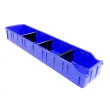 Lagerbehälter PSB 3 blau 415x100x60 mm (lxbxh) blau