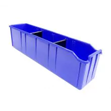 Lagerbehälter PSB 4 blau 415x100x110 mm (lxbxh) blau