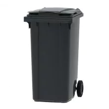 Abfallcontainer, mobiler Rollcontainer 240 Liter grau