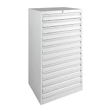 Mehrfach-Schubladenschrank A3 980x530x430 mm (hxbxt) 13 Schubladen grau