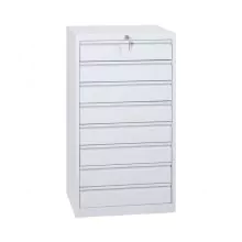 Multischubladenschrank A3 980x530x430 mm (hxbxt) 8 Schubladen grau