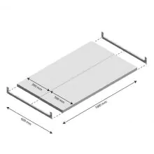 Ebene Fachboden Light Duty 1000x600mm (bxt)