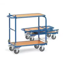Klappbarer Tischwagen 250 kg mit 2 Schiebegriffen 720x450