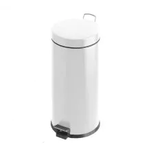 Pedaleimer 30 Liter weiß