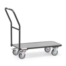 Plattenwagen, Plattformwagen, Transportkarre 250 kg mit Schiebegriff 850x450 anthrazit