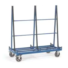 Plattenwagen 1200 kg 1783 mm, zweiseitig mit Profilgummi und 2 Ladeflächen 1276x230 mm (lxb)