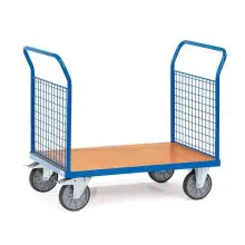 Plattenwagen, Transportwagen 600 kg mit 2 Gitterwänden 1000x600