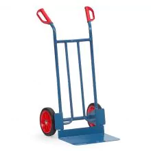 Stahl-Sackkarre 250 kg 1150 mm mit Gummirädern, extra große Schaufel