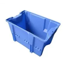 Stapelbare, nestbare Transportkiste DLK1C 480x312x200 mm (lxbxh) blau
