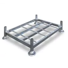 Stapelregal, einzelnes Stapelpodest 1545x1180x310 mm (lxbxh) thermisch verzinkt