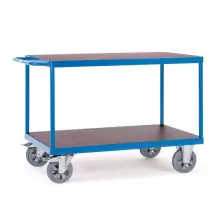 Tischwagen, Schwerlastwagen 1200 kg 2000x800 mit 2 Holzetagen
