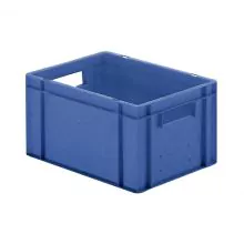 Stapelbare Transportkiste TK0 400x300x210 mm (LxBxH) blau